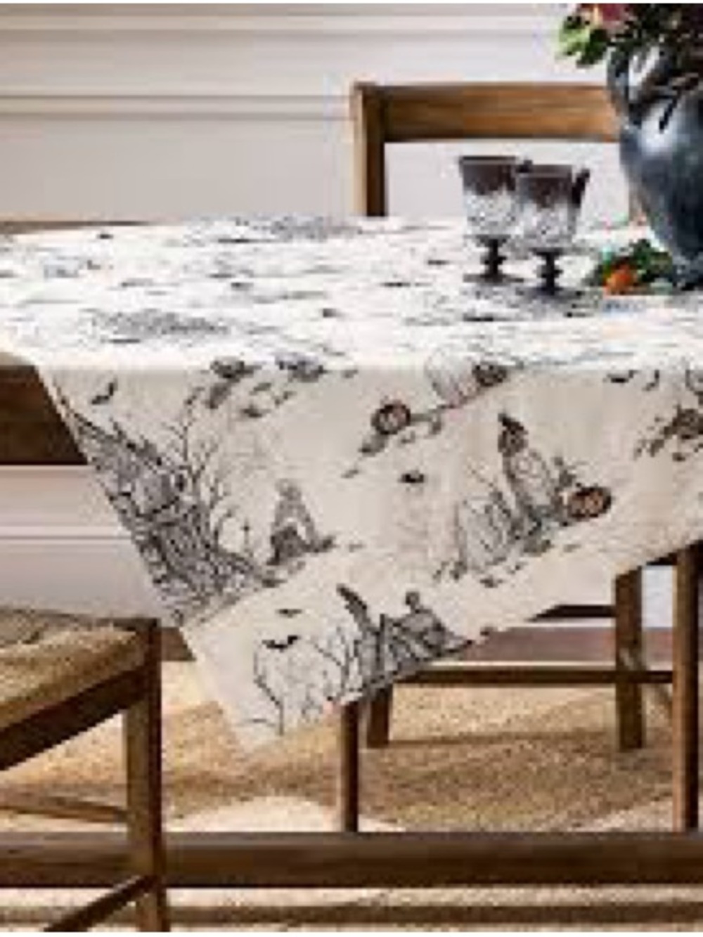 Pottery Barn Midnight Manor Table Throw BNWT